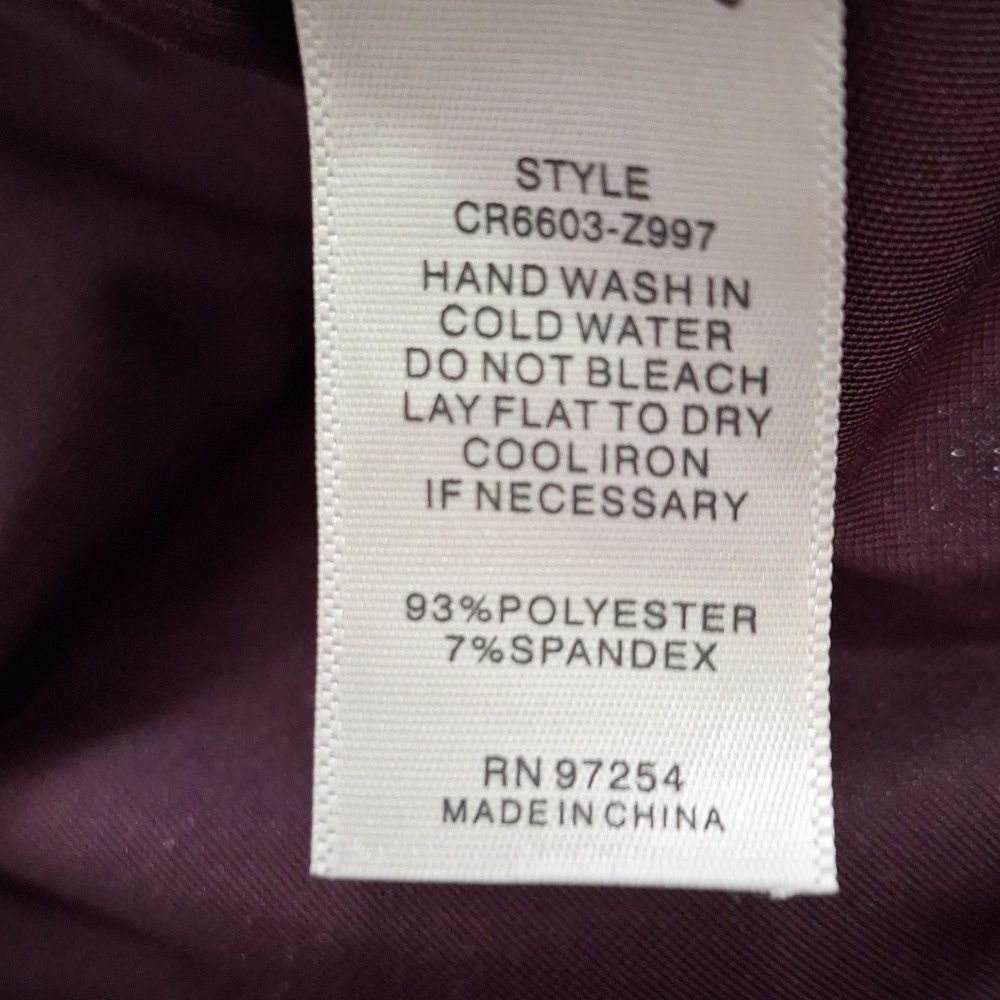 One Clothing Los Angeles Plum Velvet Wrap Dress - Picture 12 of 16